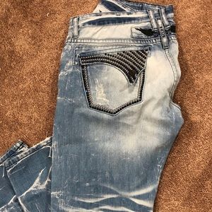 Swarovski Crystal Robin Jeans